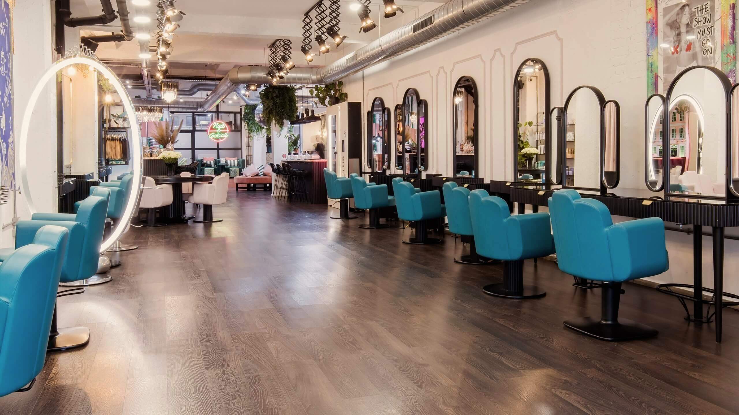Beauty Club London Hair Salon Interior